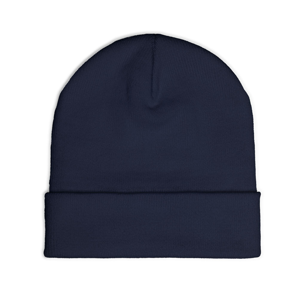 Boston Skyline Embroidered Beanie — Knit Winter Hat