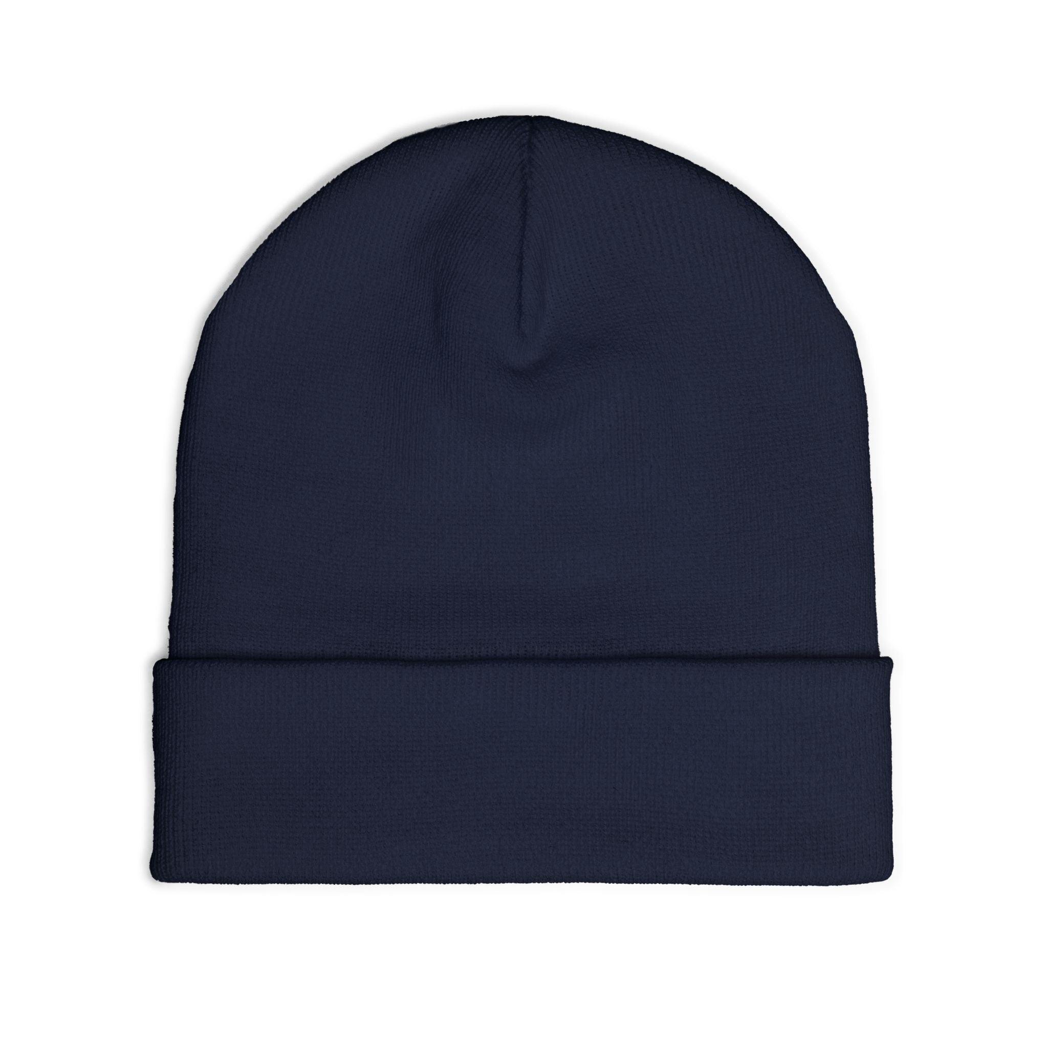 Boston Skyline Embroidered Beanie — Knit Winter Hat