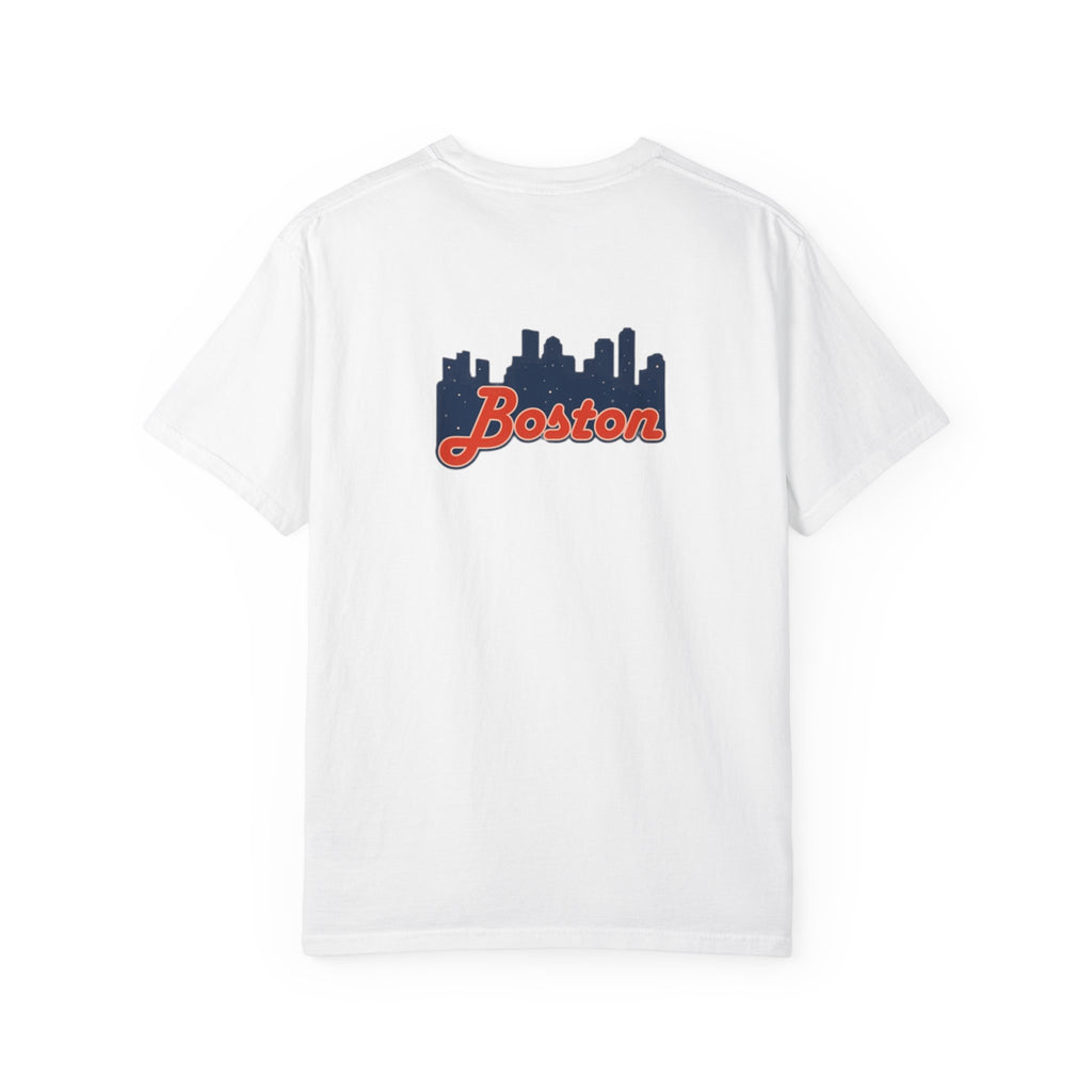 Boston Skyline T-Shirt — Retro Script City Tee