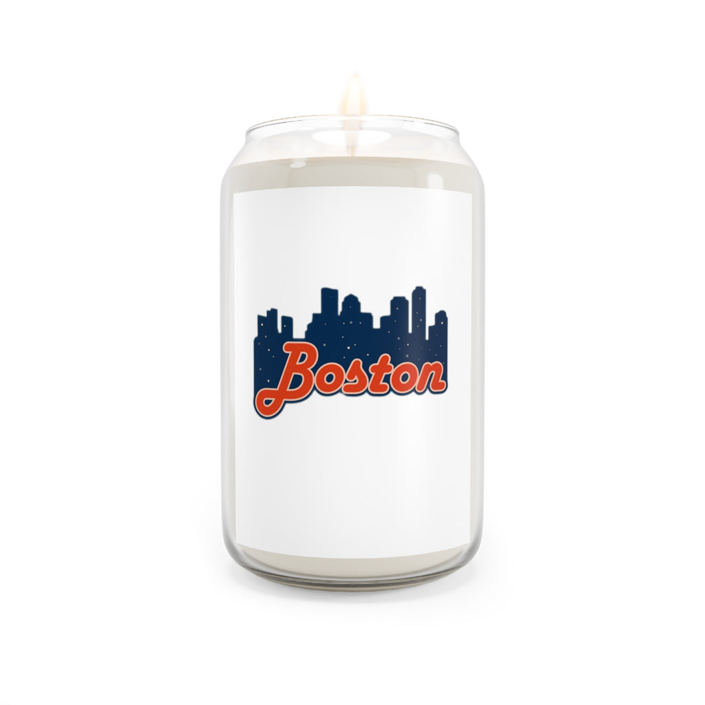 Boston Skyline Soy Candle — 13.75oz Scented Jar
