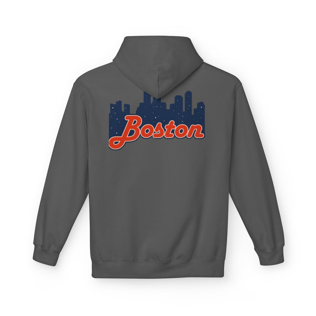 Boston Skyline Hoodie – Retro Script City Sweatshirt
