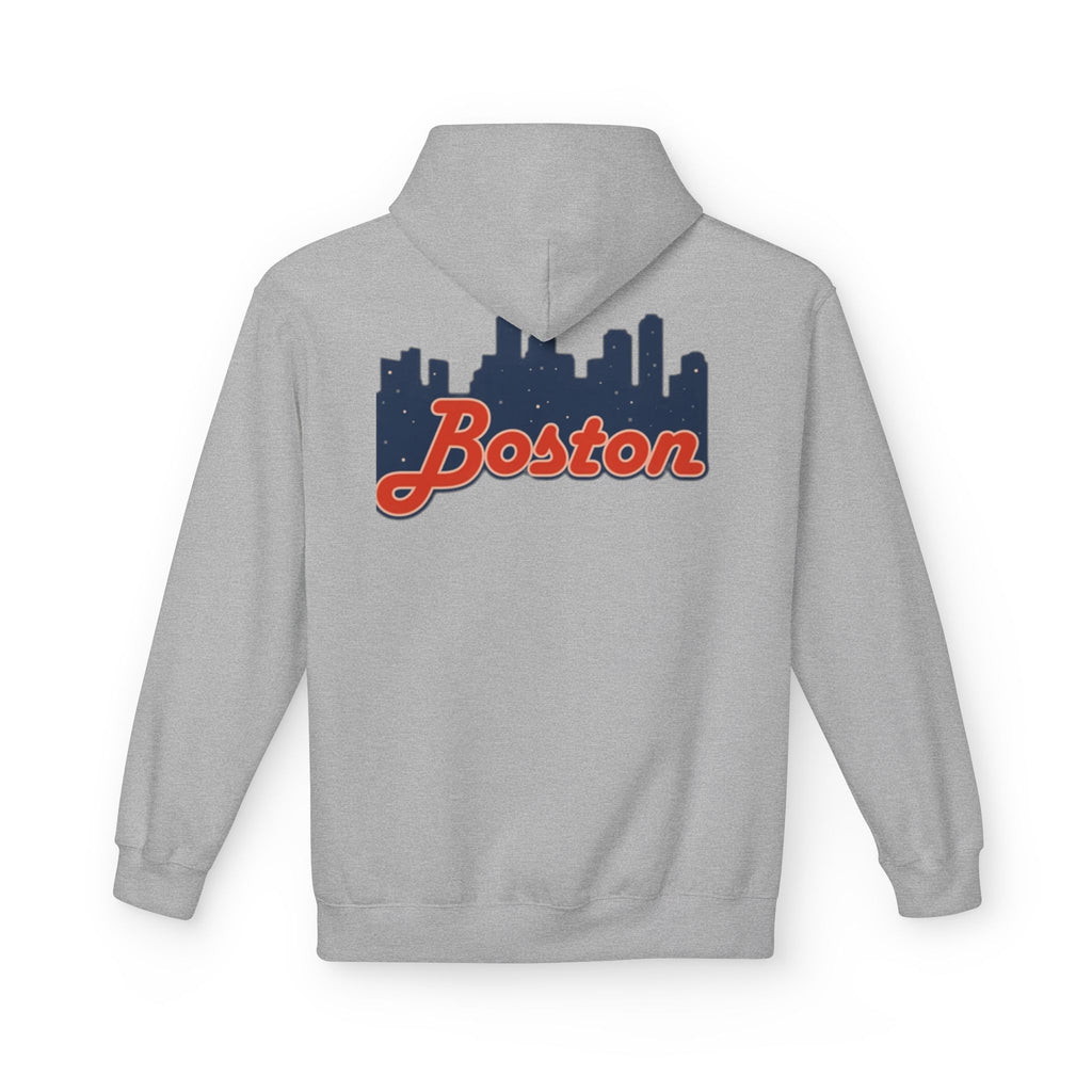 Boston Skyline Hoodie – Retro Script City Sweatshirt