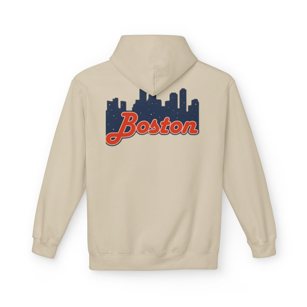 Boston Skyline Hoodie – Retro Script City Sweatshirt