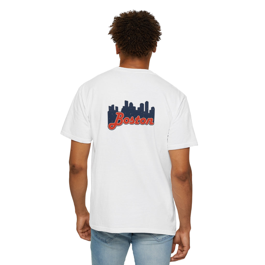 Boston Skyline T-Shirt — Retro Script City Tee