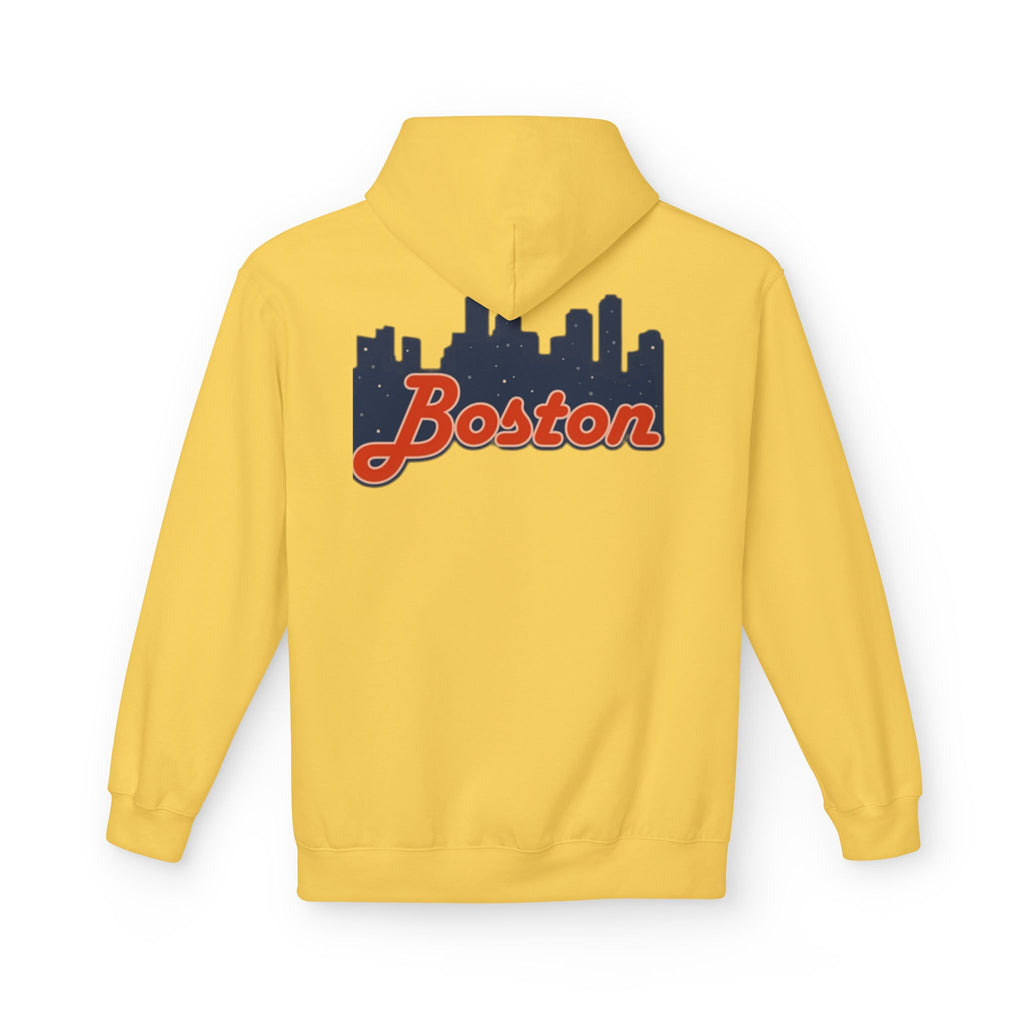 Boston Skyline Hoodie – Retro Script City Sweatshirt