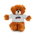 Boston Skyline Teddy Bear with 'Boston' Tee — Plush Souvenir Gift