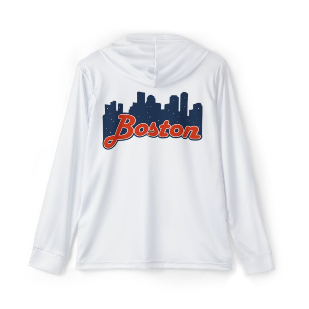 Boston Skyline Hoodie — Men's Sports Warmup Pullover