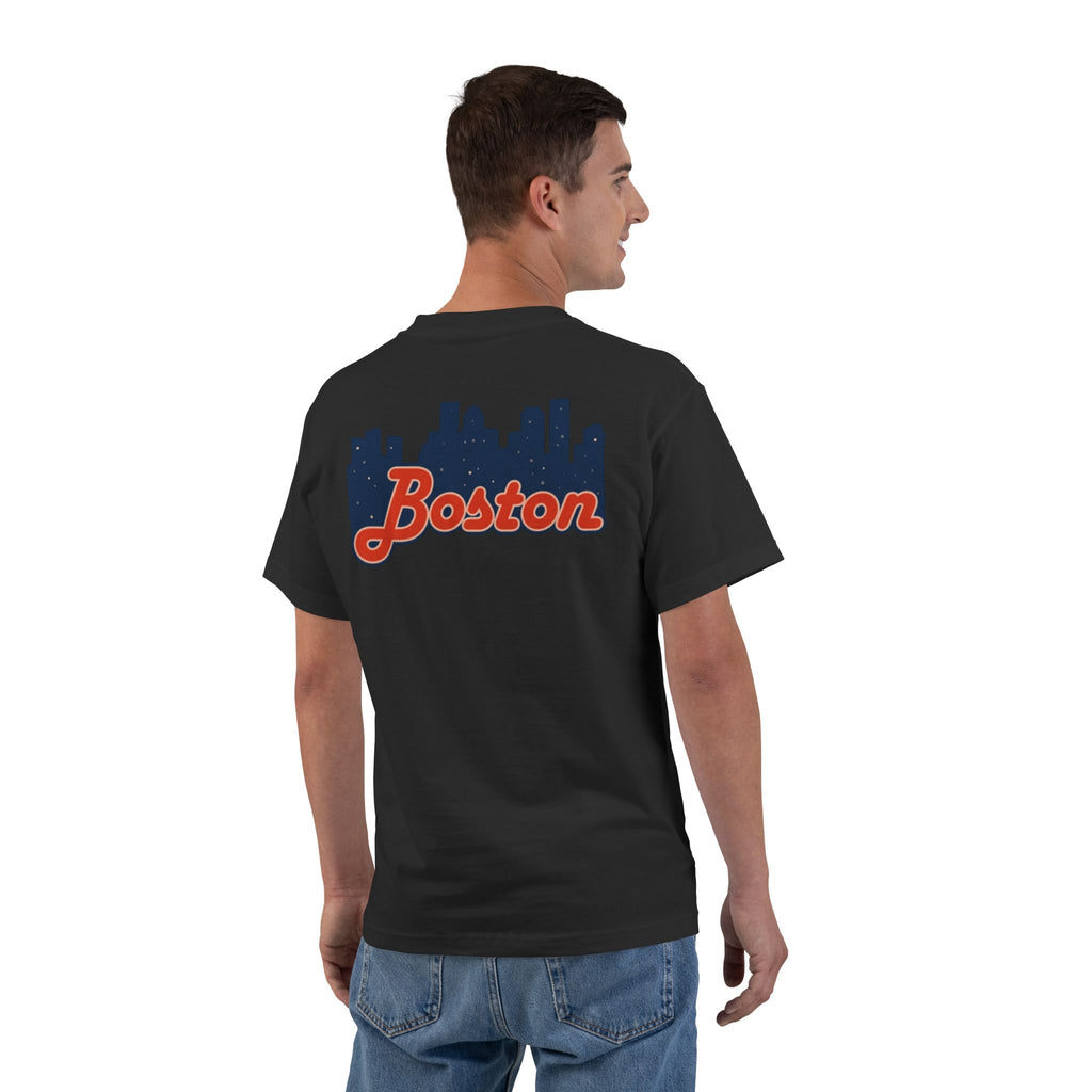 Boston Skyline Script T-Shirt