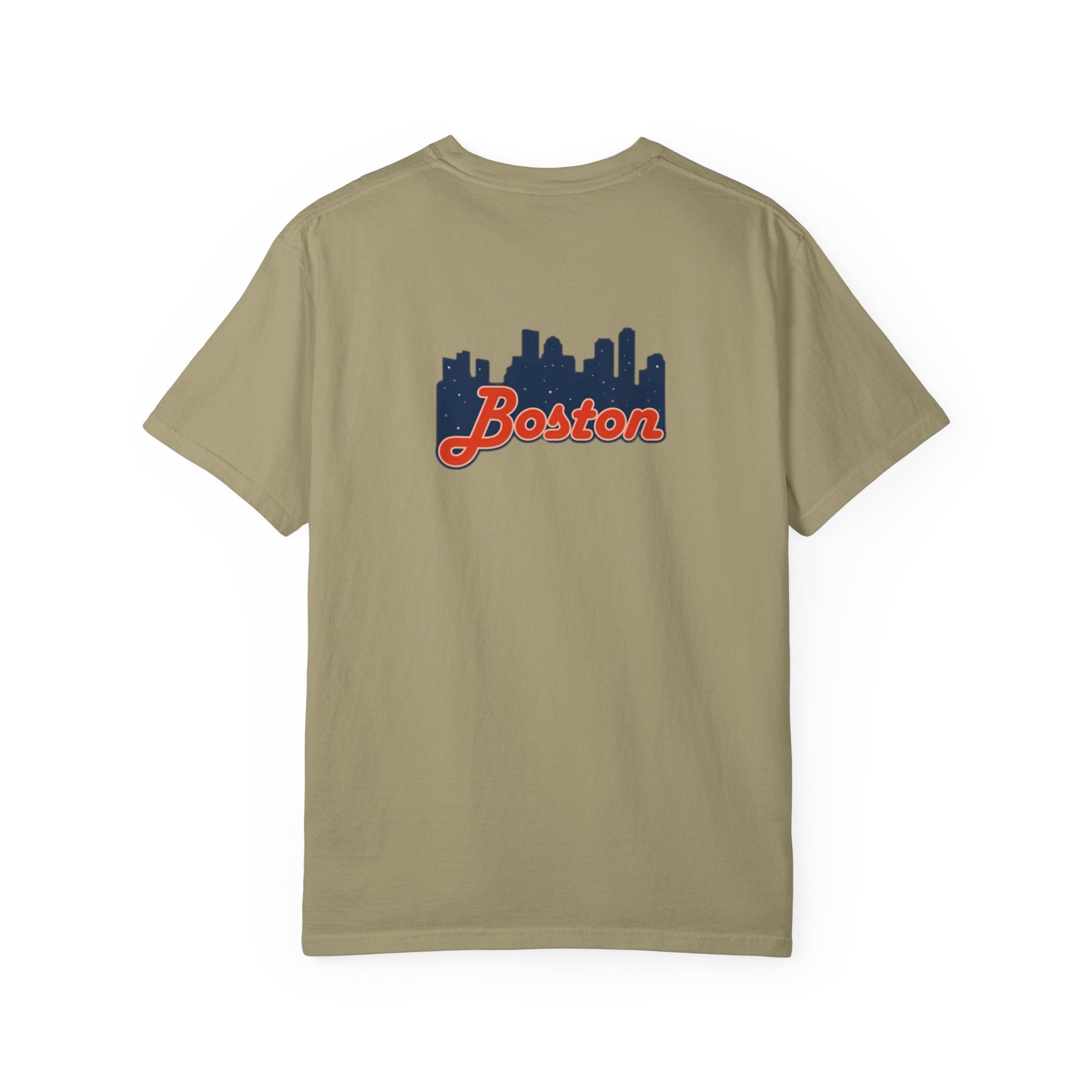 Boston Skyline T-Shirt — Retro Script City Tee