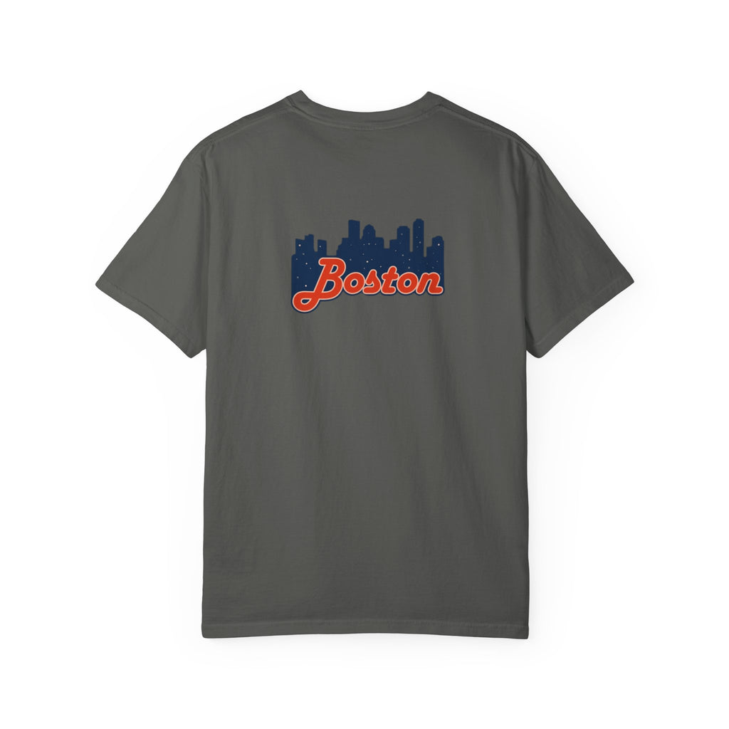 Boston Skyline T-Shirt — Retro Script City Tee