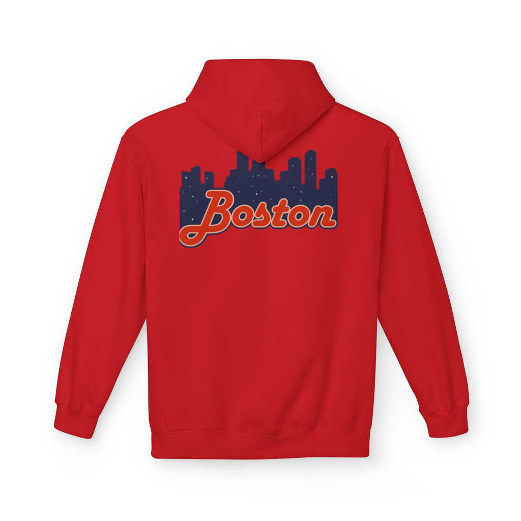Boston Skyline Hoodie – Retro Script City Sweatshirt