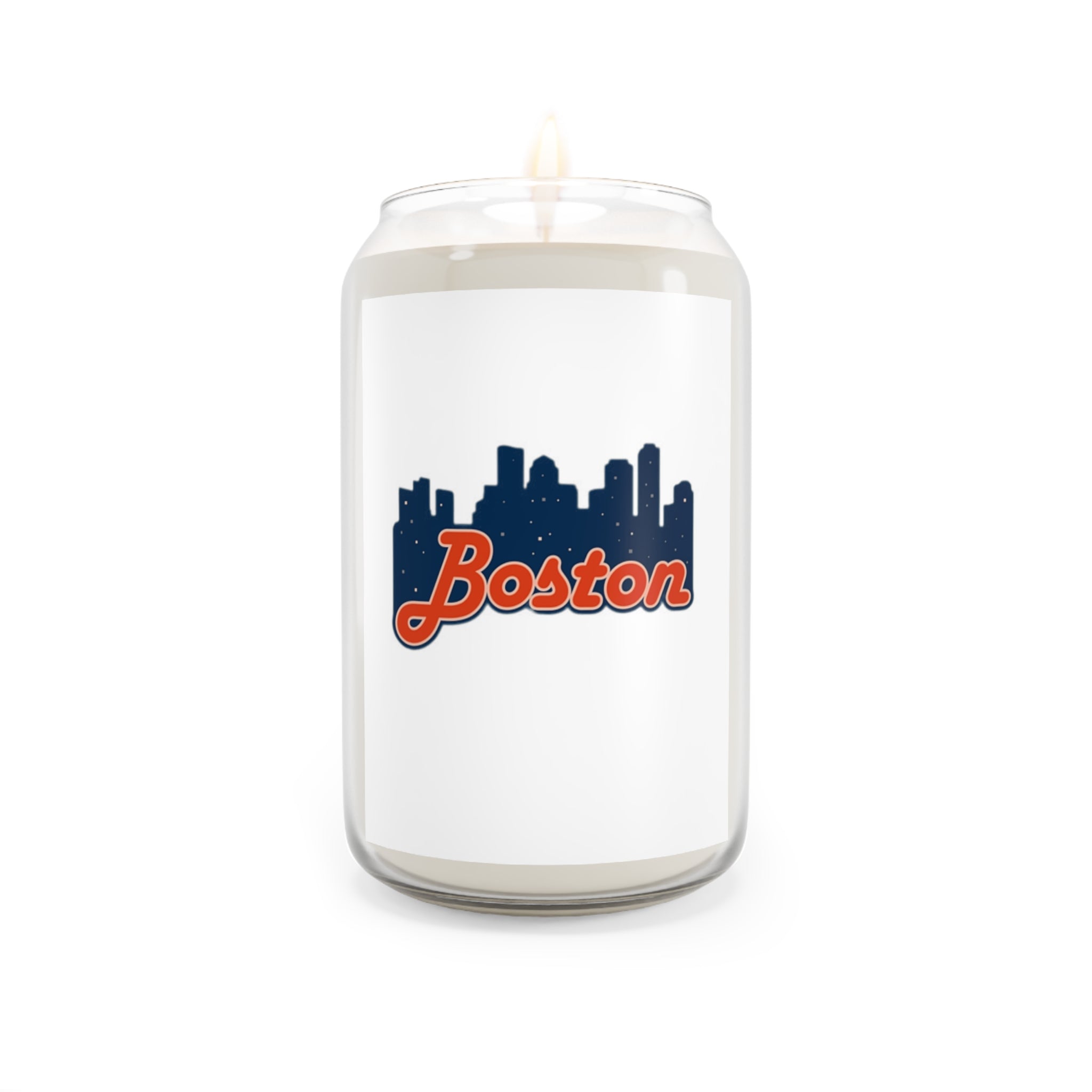 Boston Skyline Soy Candle — 13.75oz Scented Jar
