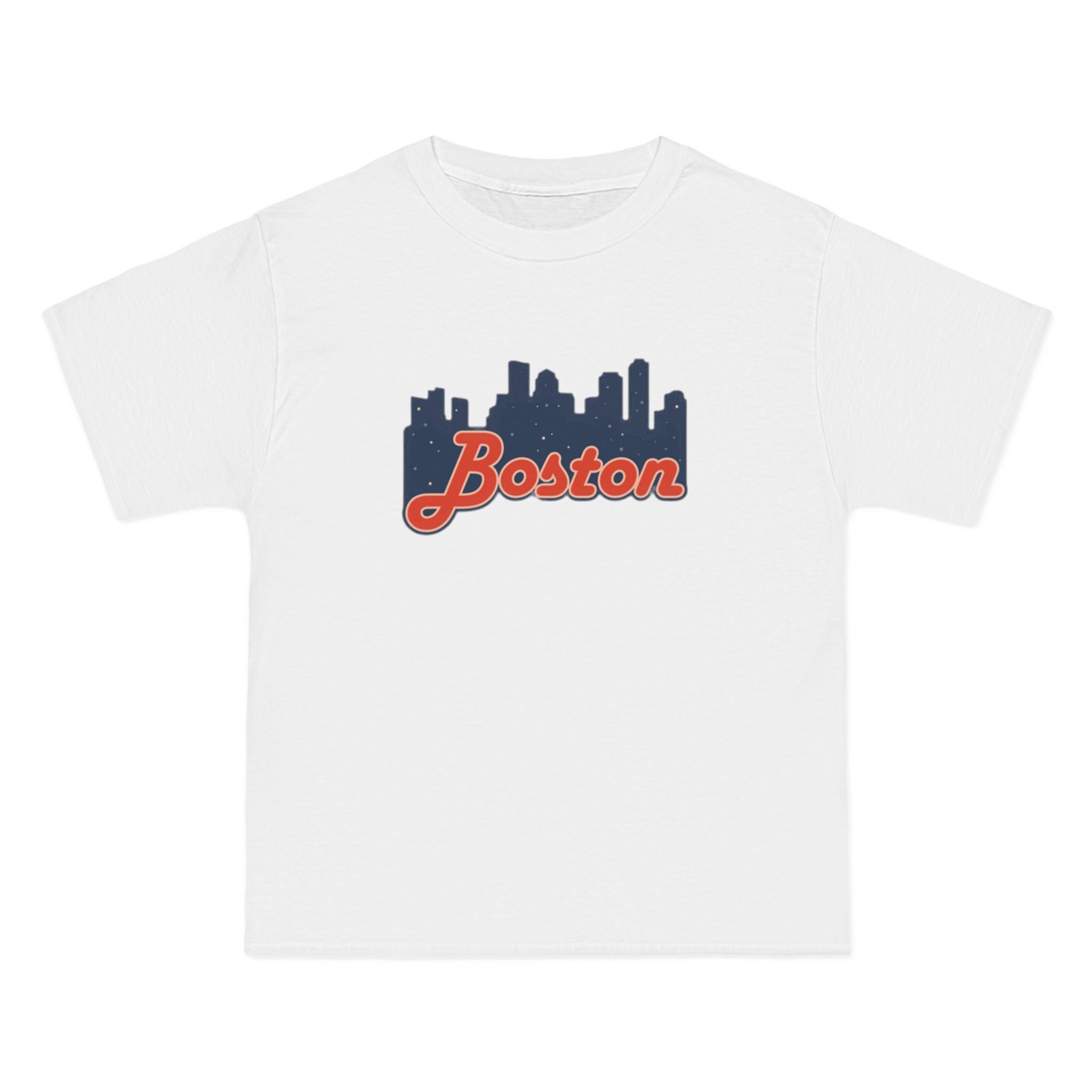 Boston Skyline Script T-Shirt