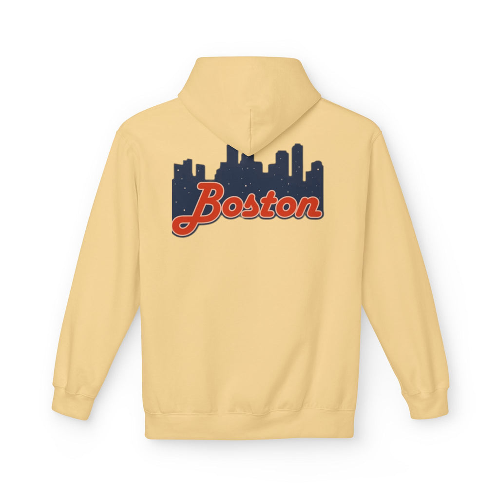 Boston Skyline Hoodie – Retro Script City Sweatshirt