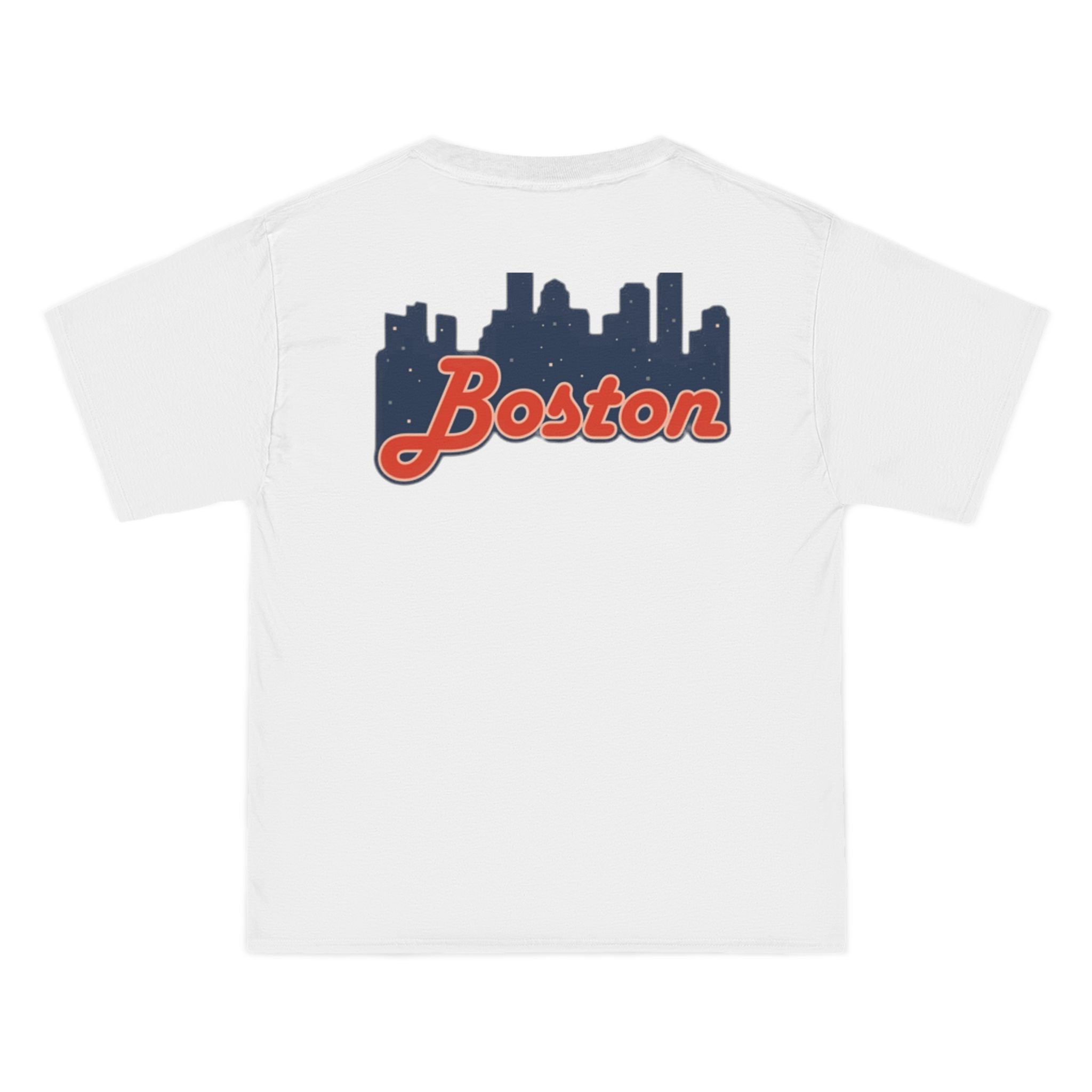 Boston Skyline Script T-Shirt