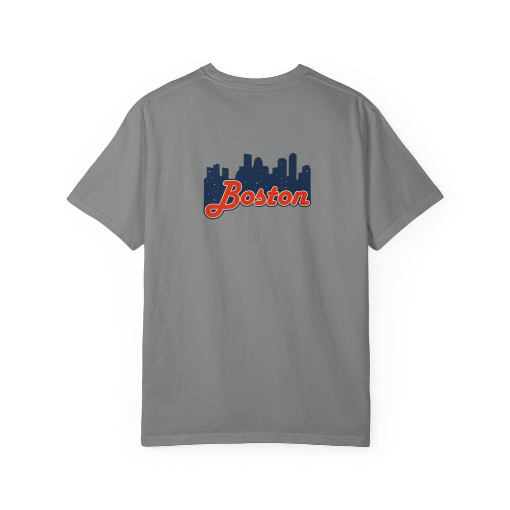 Boston Skyline T-Shirt — Retro Script City Tee