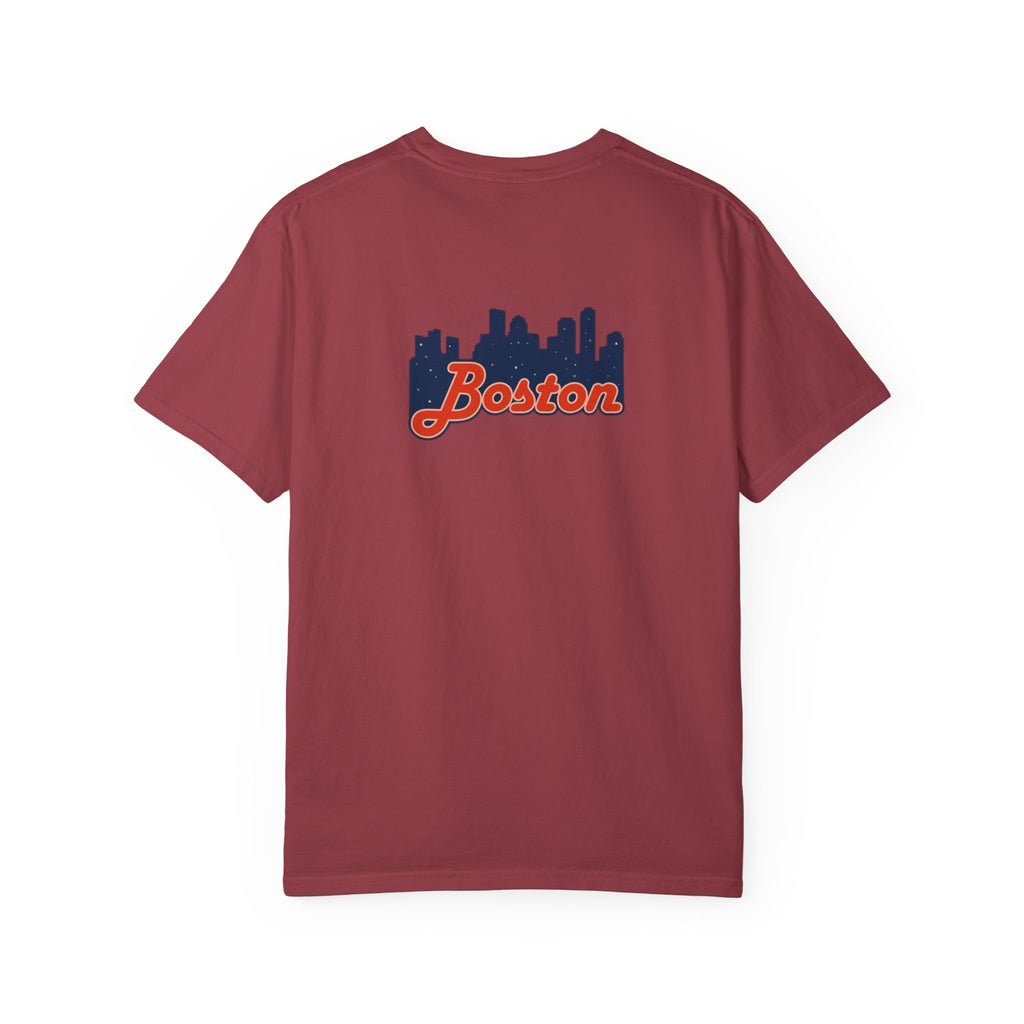 Boston Skyline T-Shirt — Retro Script City Tee
