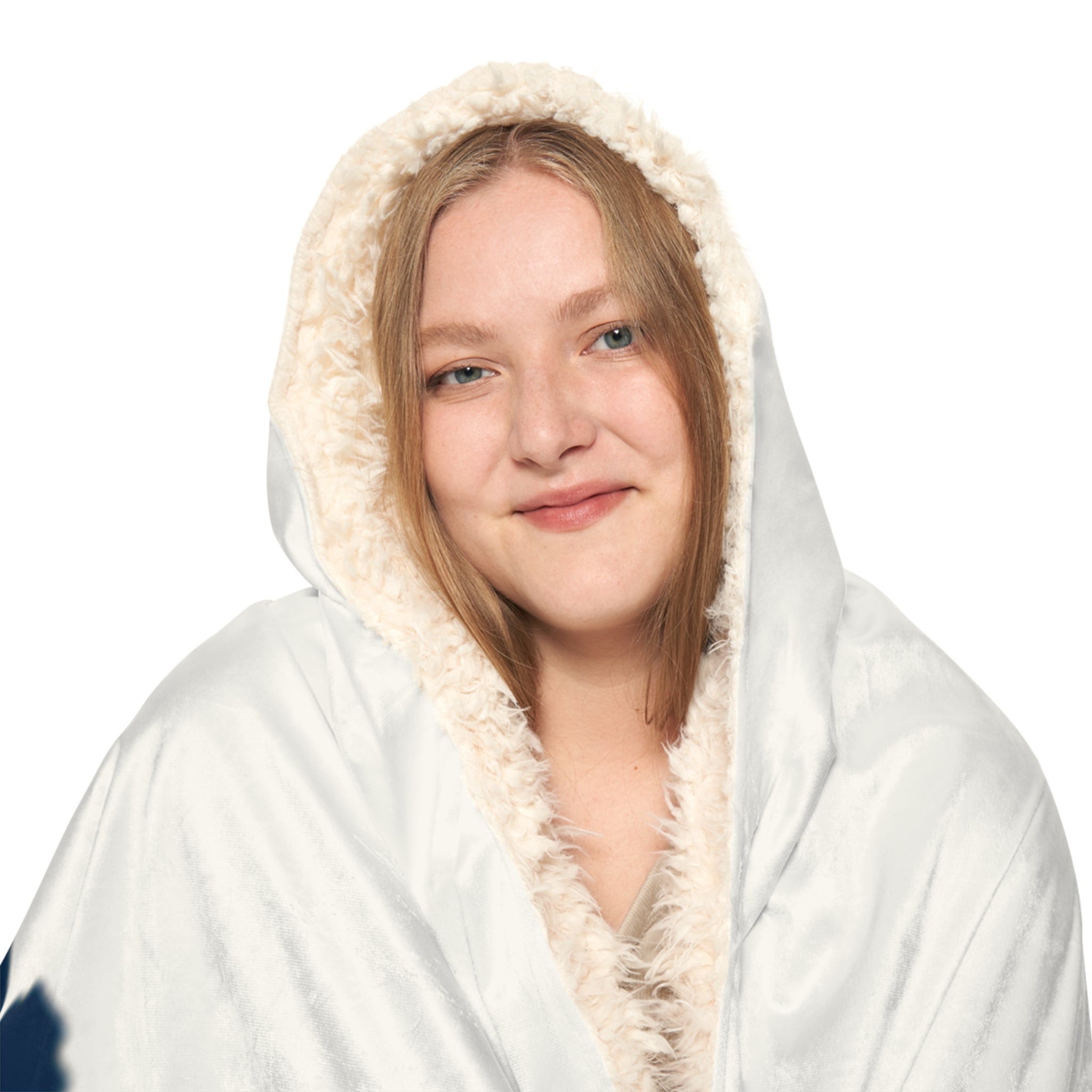 Boston Skyline Hooded Blanket — Cozy Snuggle Throw for Fans & Gifts