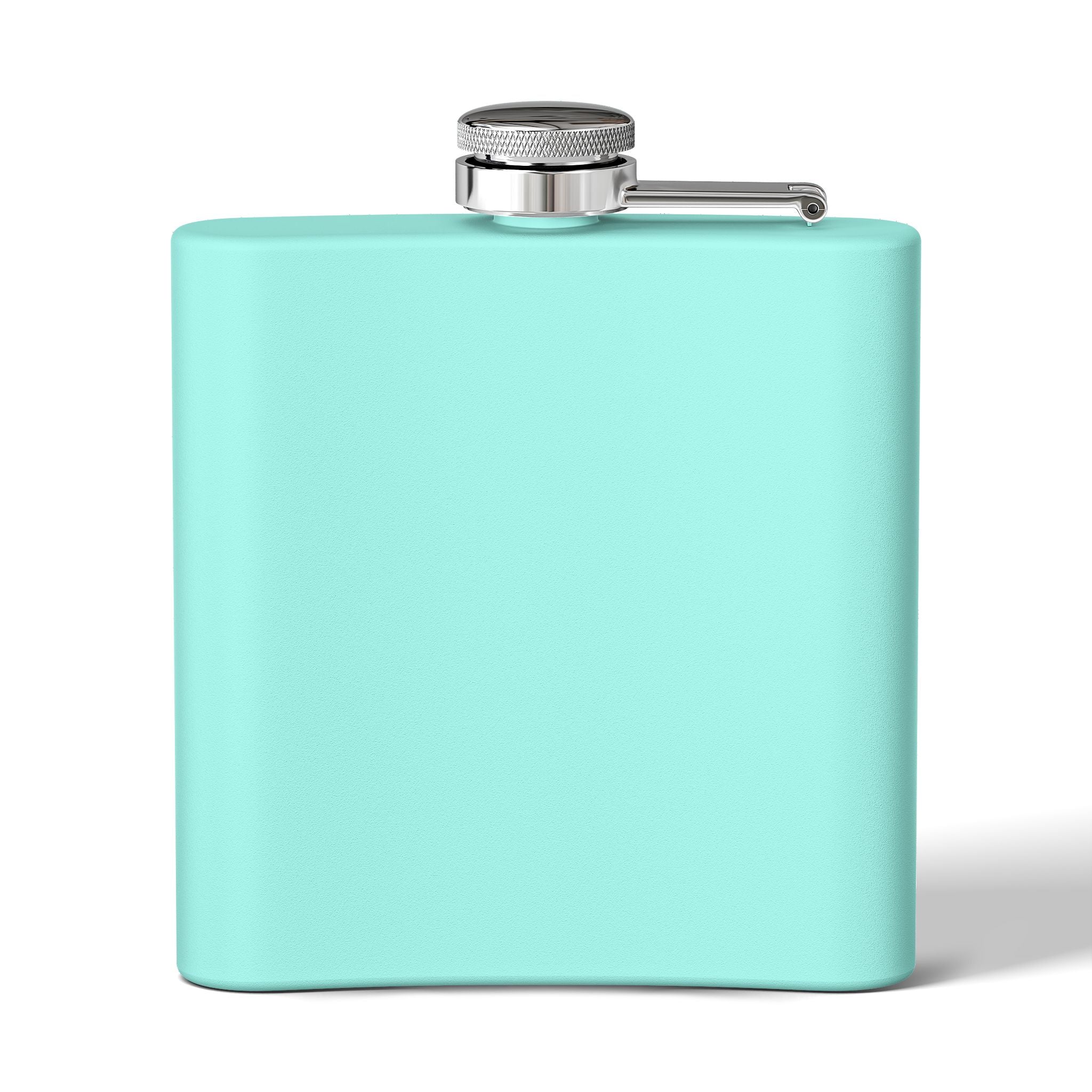 Boston Skyline Stainless Steel Flask — 6oz Travel Hip Flask