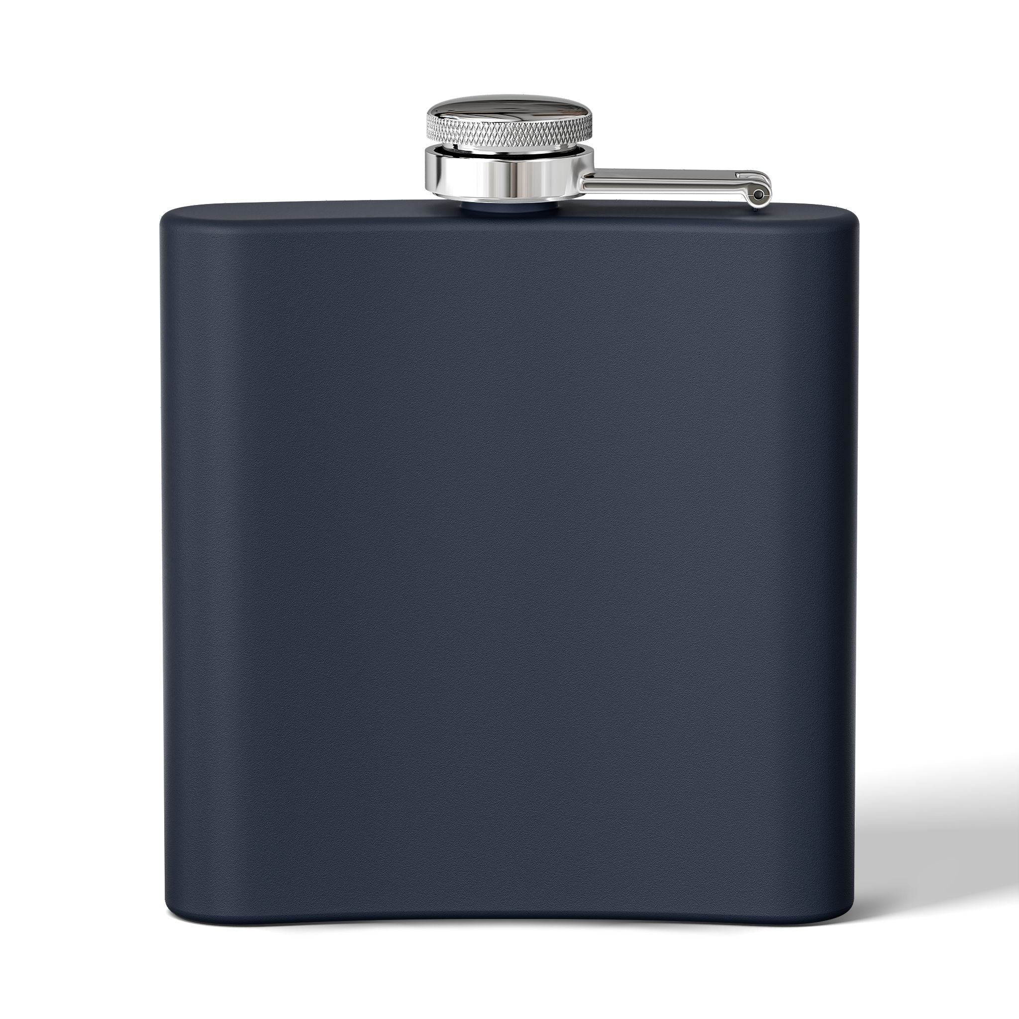Boston Skyline Stainless Steel Flask — 6oz Travel Hip Flask