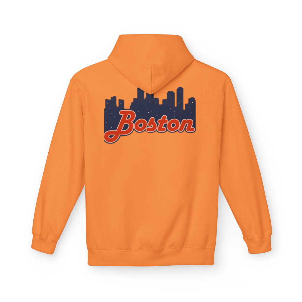 Boston Skyline Hoodie – Retro Script City Sweatshirt
