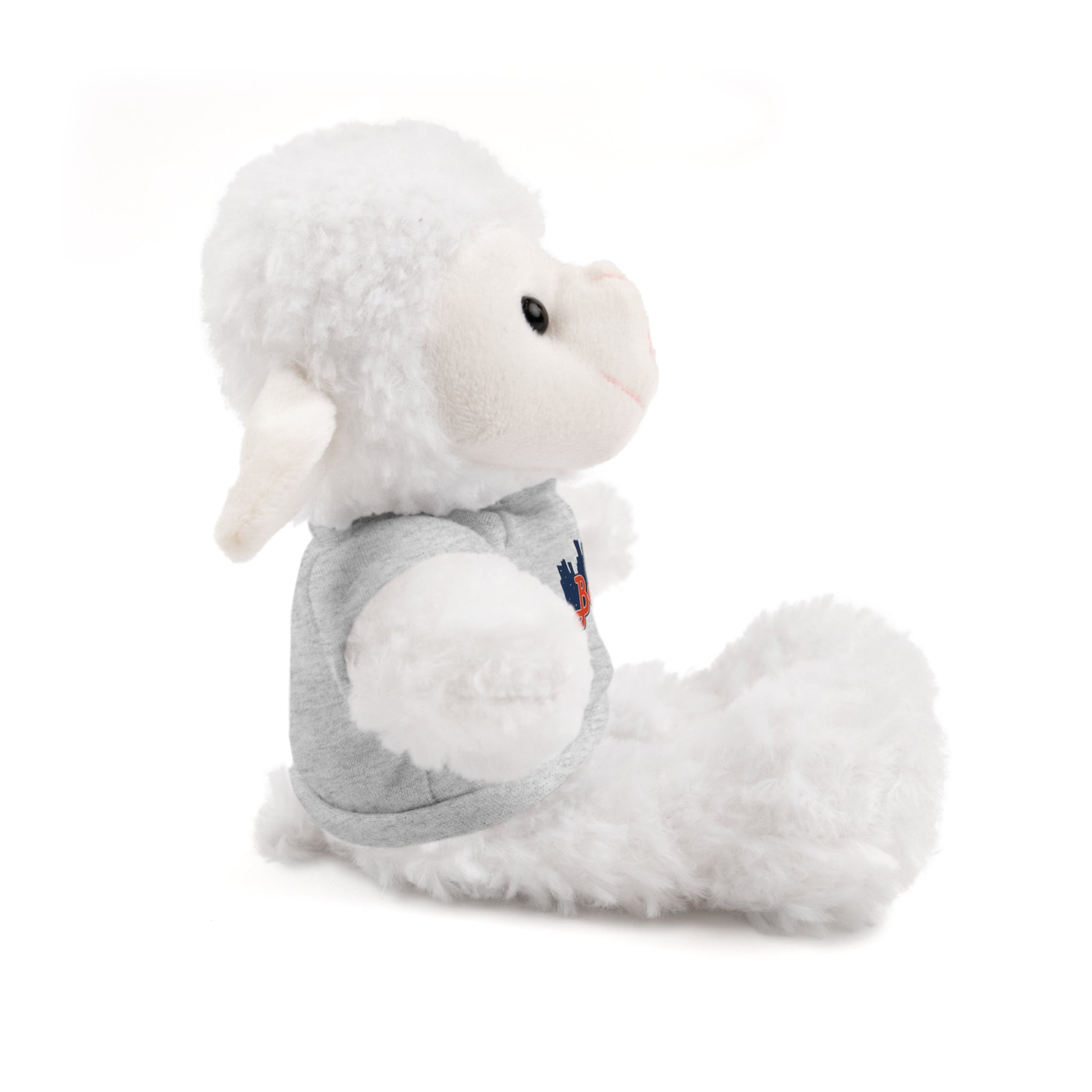 Boston Skyline Teddy Bear with 'Boston' Tee — Plush Souvenir Gift