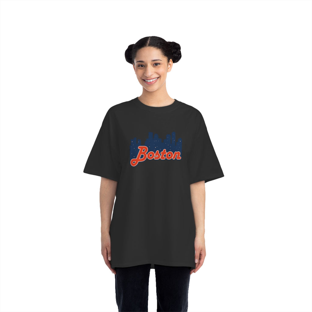 Boston Skyline Script T-Shirt