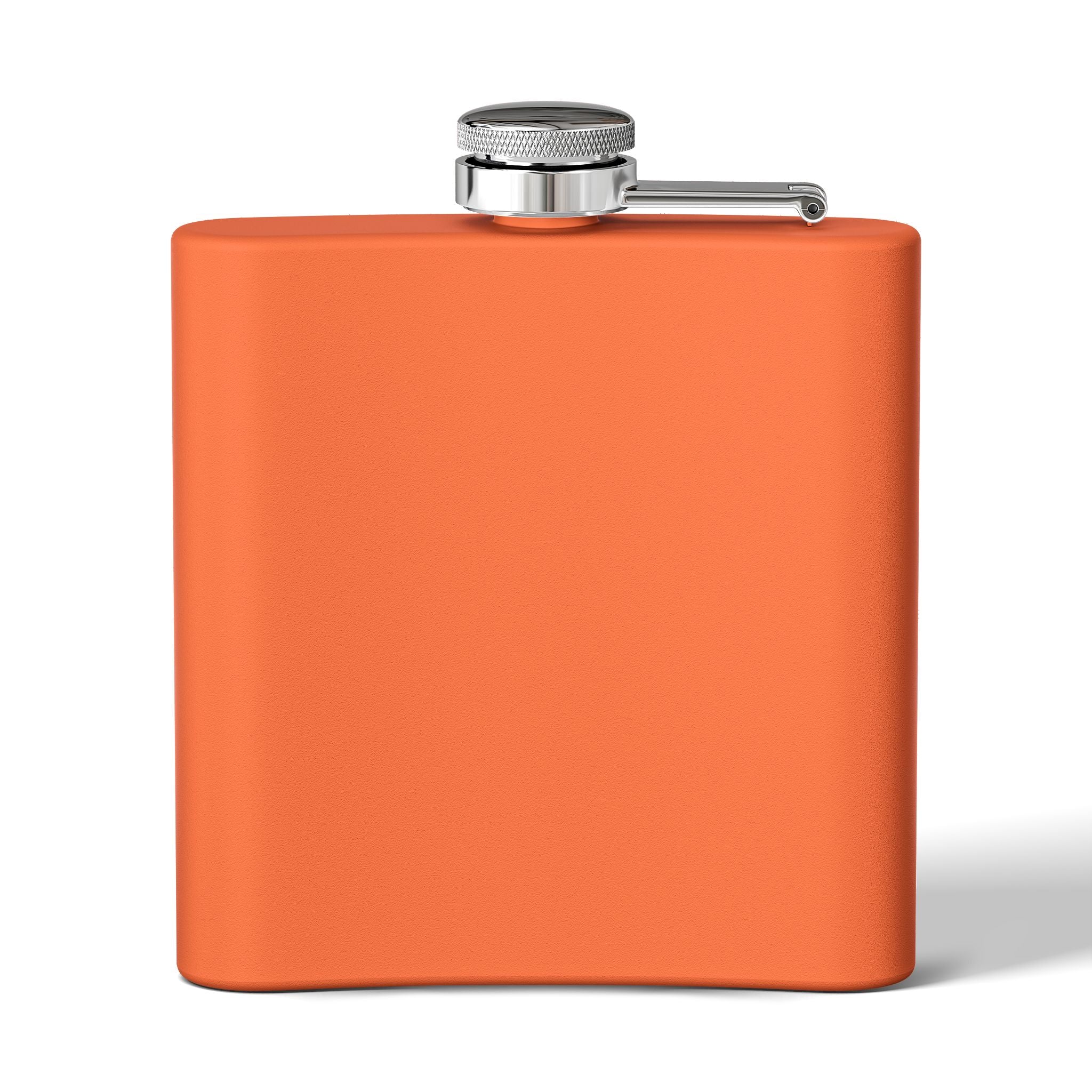 Boston Skyline Stainless Steel Flask — 6oz Travel Hip Flask