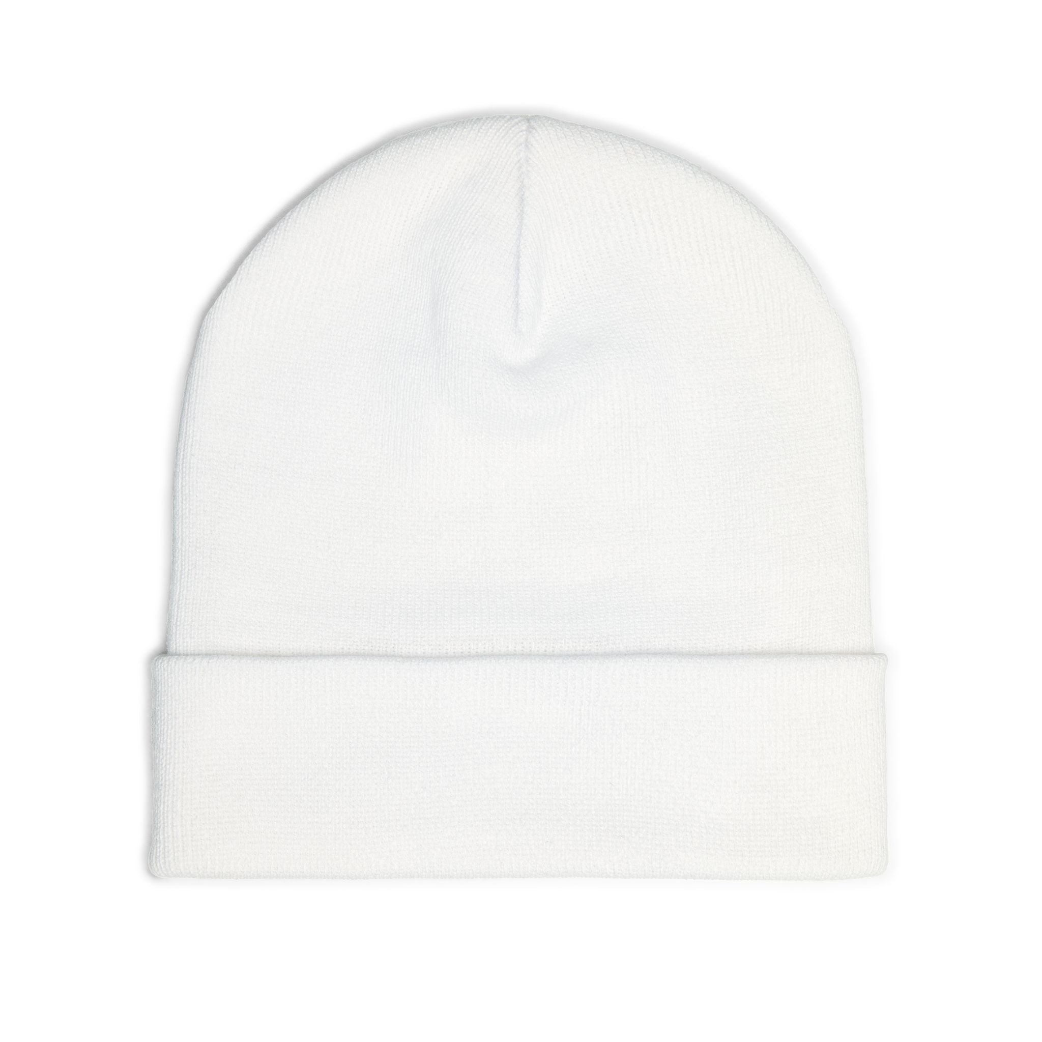 Boston Skyline Embroidered Beanie — Knit Winter Hat