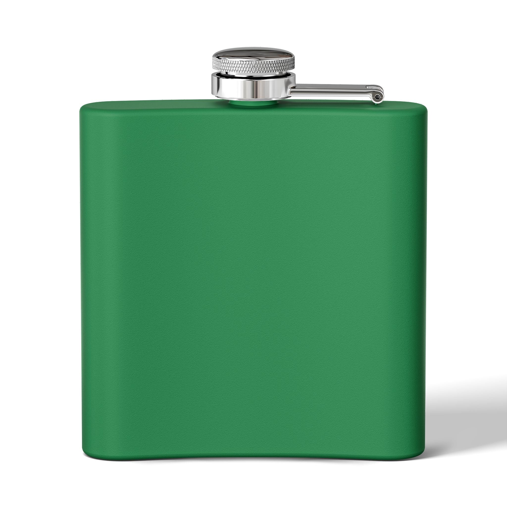 Boston Skyline Stainless Steel Flask — 6oz Travel Hip Flask