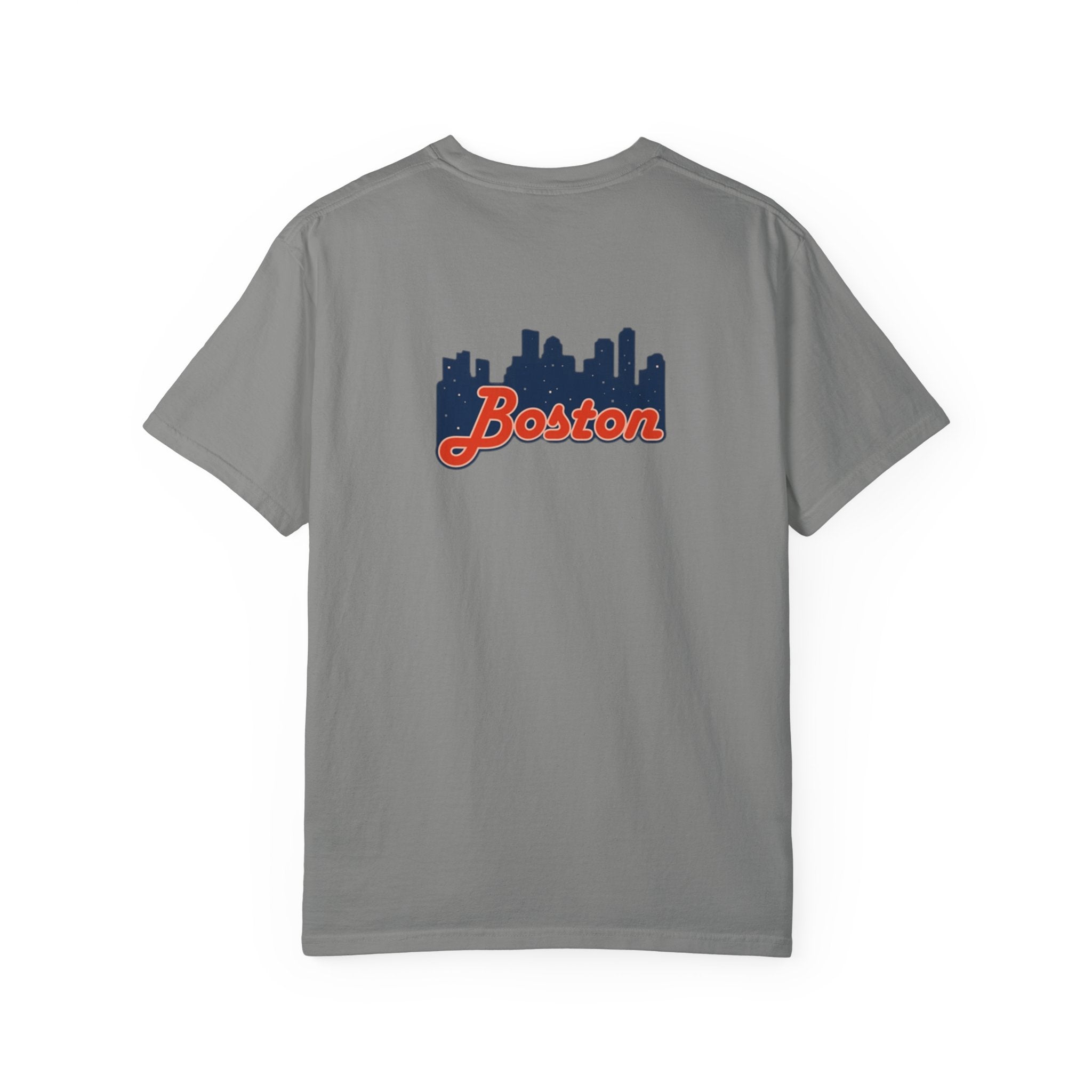 Boston Skyline T-Shirt — Retro Script City Tee