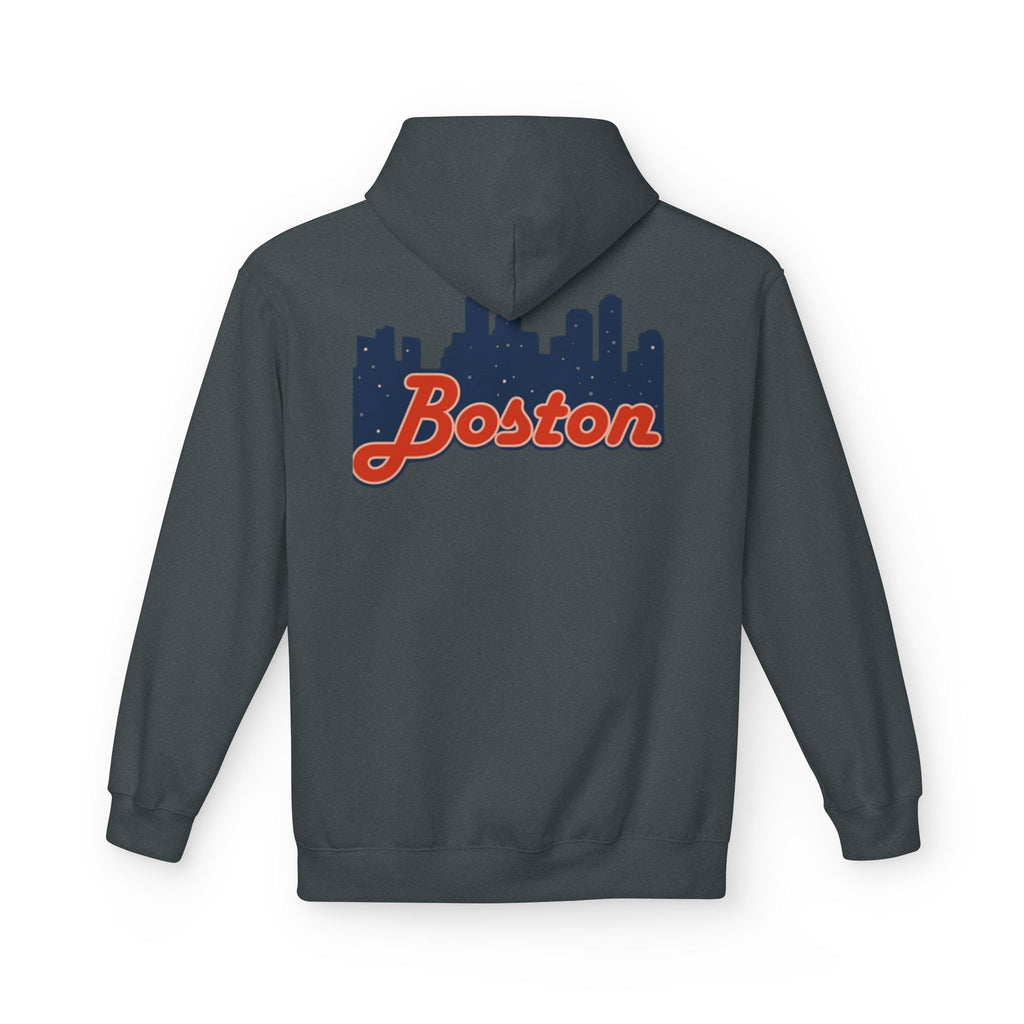 Boston Skyline Hoodie – Retro Script City Sweatshirt