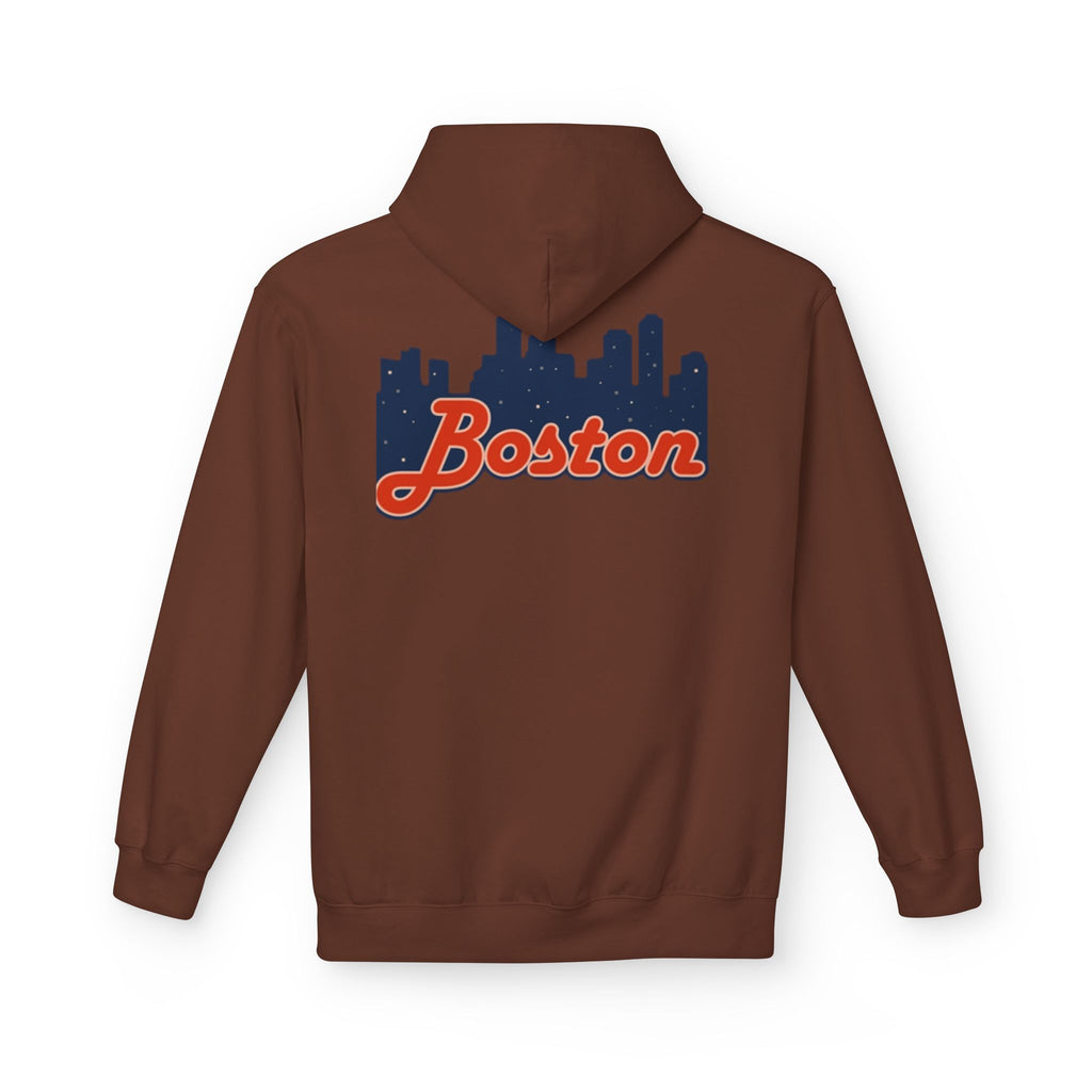Boston Skyline Hoodie – Retro Script City Sweatshirt