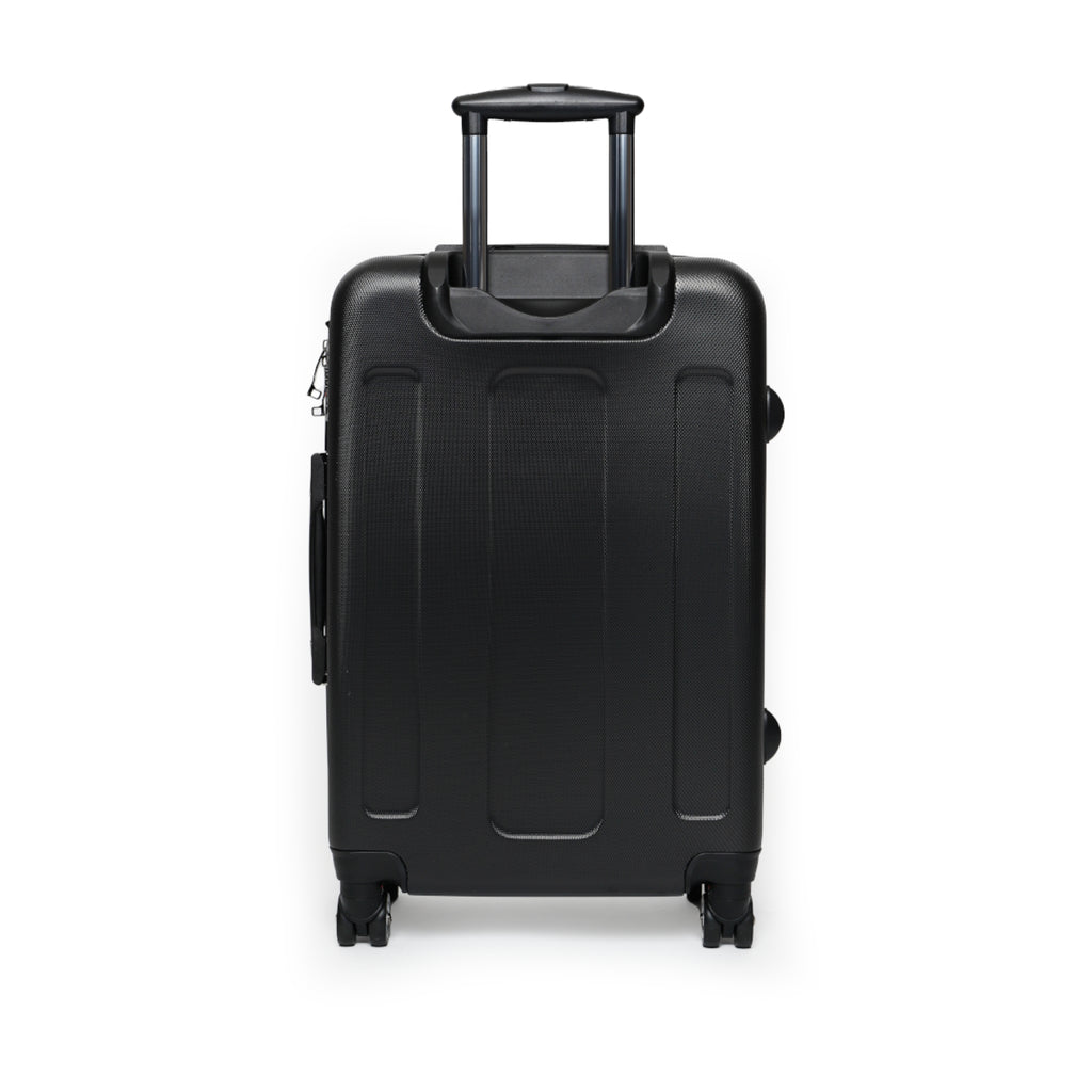 Boston Skyline Carry-On Suitcase – Retro Script Travel Luggage