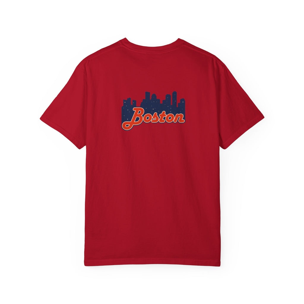 Boston Skyline T-Shirt — Retro Script City Tee